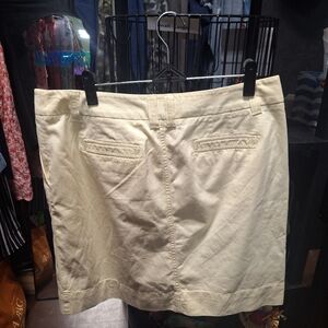 Ann Taylor Light Cream Skirt